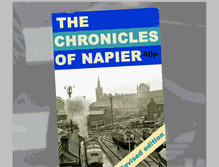 Tablet Screenshot of napier-chronicles.co.uk